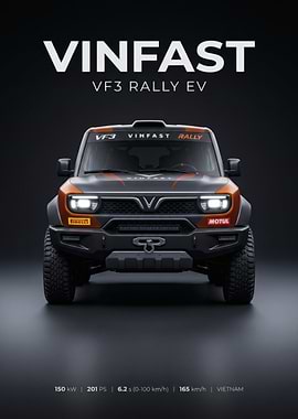 VinFast VF3 Rally EV Concept Car