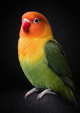 Fischer's Lovebird Portrait