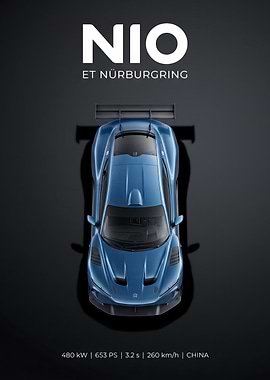 NIO ET Nürburgring Race Car