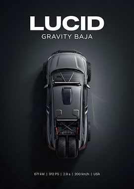 Lucid Gravity Baja car