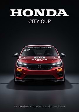 Honda City Cup Racing Car