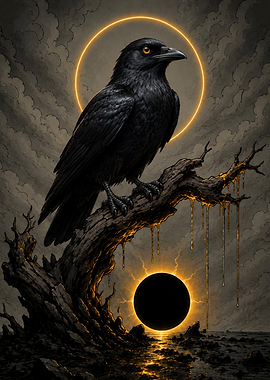 Mystic Raven • Golden Eclipse