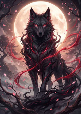 Black Sakura Kitsune