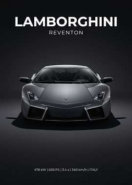 Lamborghini Reventon Poster