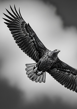 Eagle in flight