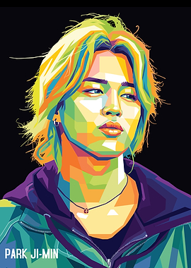 Park Ji-Min Pop Art Portrait