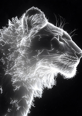 Glowing Lion Spirit