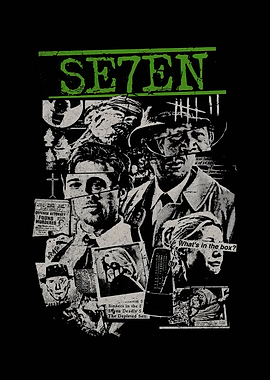 Seven Movie Poster Collage