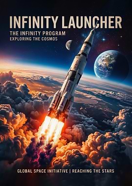 powerful Infinity Launcher Space Mission poster
