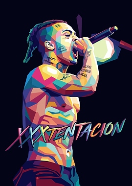 XXXTentacion Pop Art Portrait