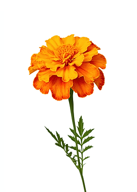 Orange Marigold Flower