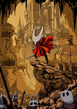 Hornet in a fantasy city