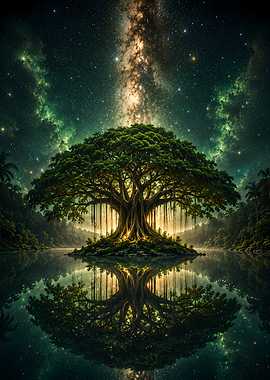 Cosmic Tree Reflection