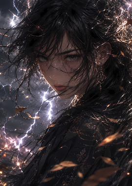 Stormy Anime Portrait