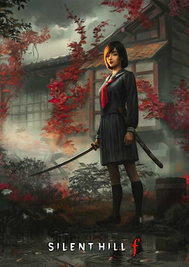 Silent Hill f Schoolgirl with Sword