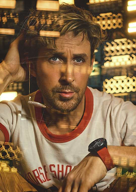 Ryan Gosling in futuristic setting