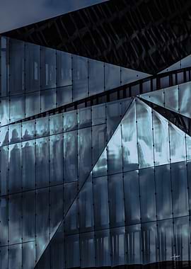 Modern Glass Building Facade