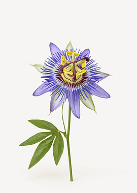 Passiflora caerulea flower