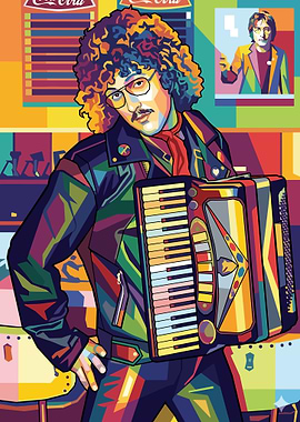 Pop Art Portrait of 'Weird Al' Yankovic
