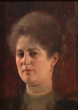 Portrait of a Woman with Pearl Necklace
