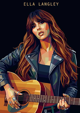 Ella Langley Pop Art Portrait