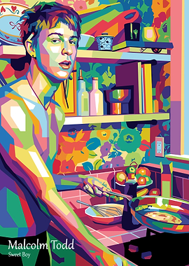 Malcolm Todd Pop Art Portrait