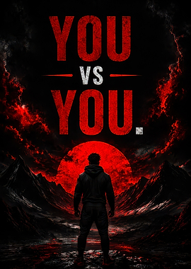 You vs You Motivational Poster