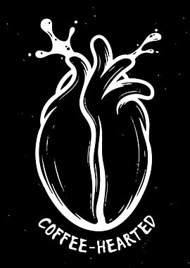 Coffee Heart with Splash