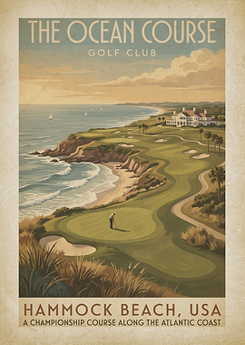 The Ocean Course Golf Club Poster