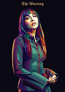 The Warning Pop Art Portrait