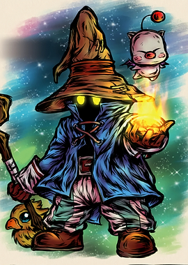 Vivi Ornitier casting a spell