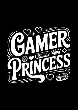 Gamer Princess Text Art