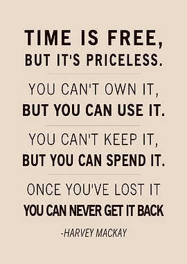 Time is Priceless Quote