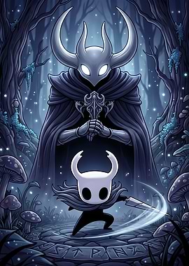 Hollow Knight Characters in Forest