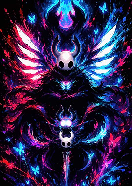 Hollow Knight Abstract Art