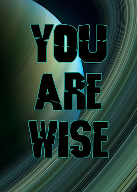 You Are Wise Space Rings