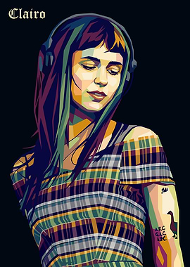 Clairo Pop Art Portrait