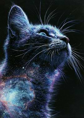 Cosmic Cat Portrait