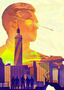 Superhero Cityscape Vision