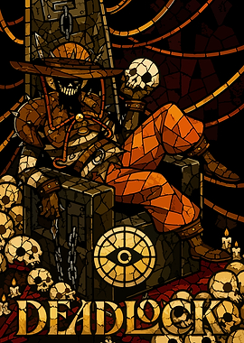 Deadlock Skeleton King on Throne