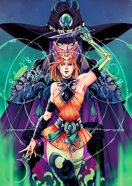 Fantasy Witch and Sorceress