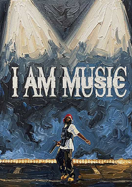 I AM MUSIC Painting