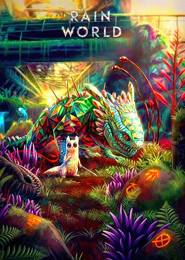 Rain World Game Art