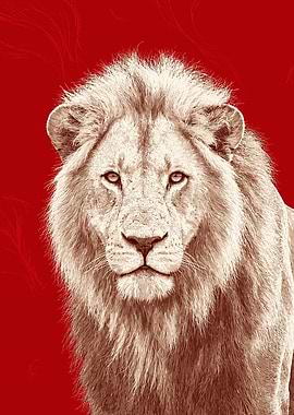 Majestic Lion Portrait