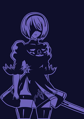2B from Nier: Automata