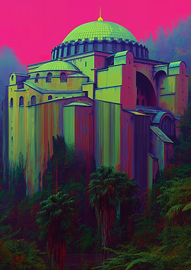 Surreal Architectural Landscape