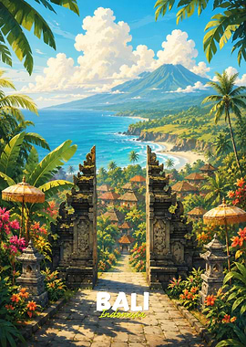 Bali Indonesia Tropical Landscape