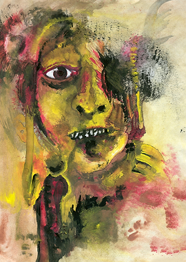 'Deteriorate' Disturbing Portrait of a Distorted Face
