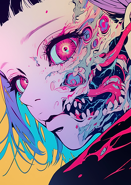 Surreal Anime Portrait