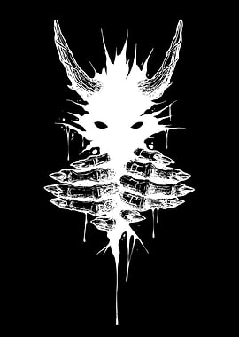 Demonic Ribcage and Horns